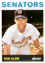 1964 Topps Baseball Cards      358     Ron Kline